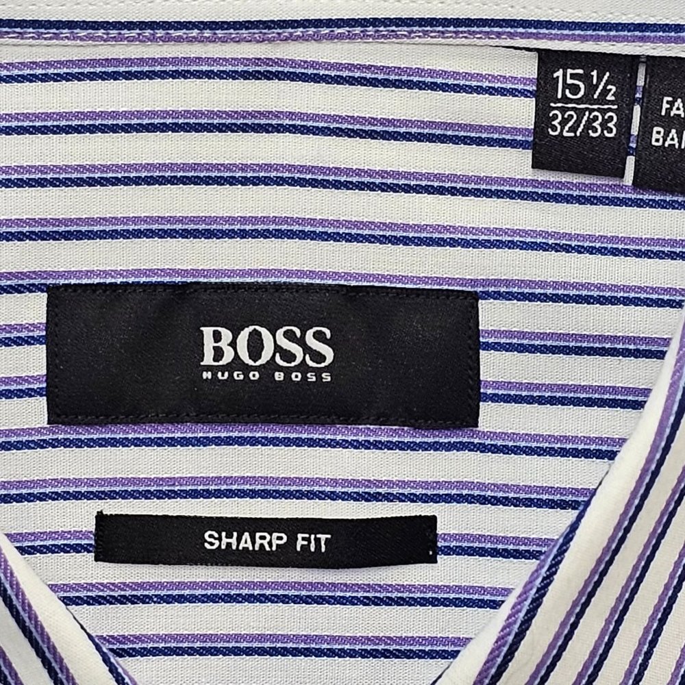 Hugo Boss Sharp Fit Button Down 15.5 - Picture 4 of 6